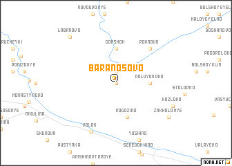 map of Baranosovo