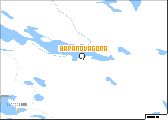 map of Baranova Gora