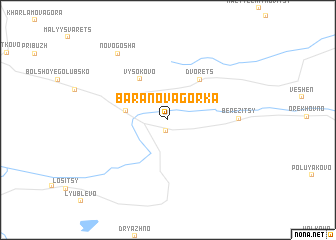 map of Baranova Gorka