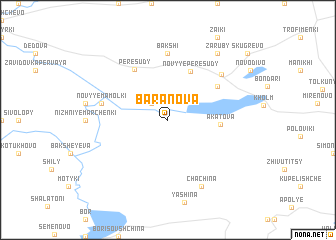 map of Baranova