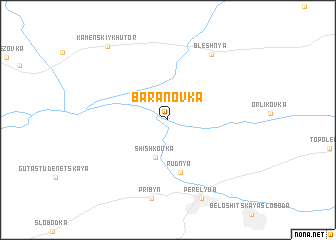 map of Baranovka