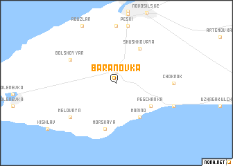 map of Baranovka