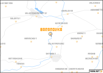 map of Baranovka