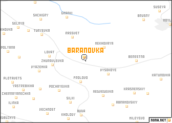 map of Baranovka