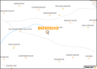 map of Baranovka