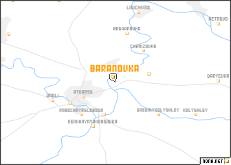 map of Baranovka