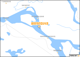 map of Baranovka