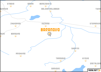 map of Baranovo