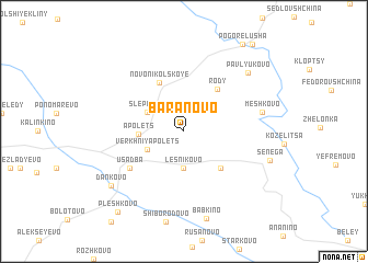 map of Baranovo