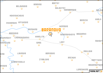 map of Baranovo