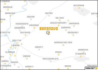 map of Baranovo