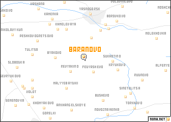 map of Baranovo