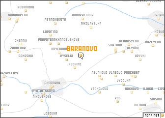 map of Baranovo