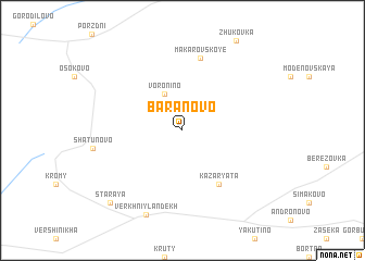 map of Baranovo