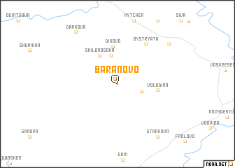 map of Baranovo