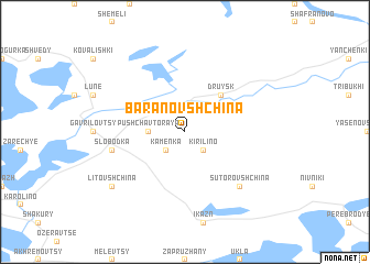 map of Baranovshchina