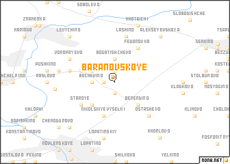 map of Baranovskoye