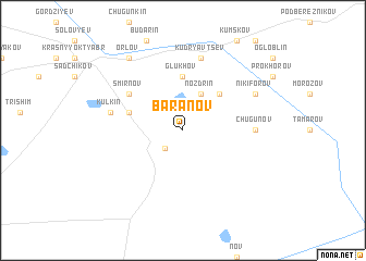 map of Baranov