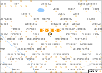 map of Baranówka