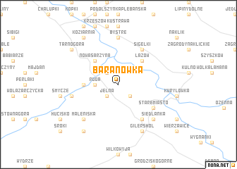 map of Baranówka