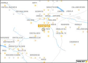 map of Barano