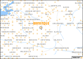 map of Baranque