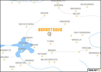 map of Barantsovo