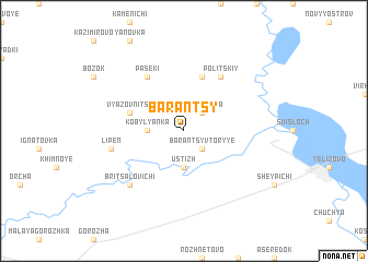 map of Barantsy