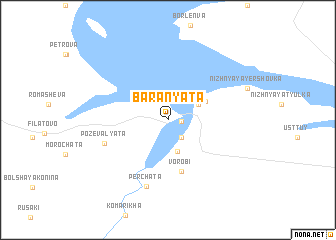 map of Baranyata