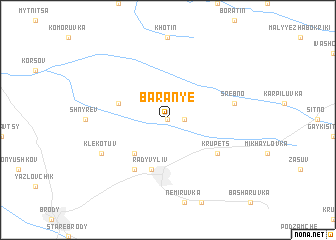 map of Baranʼye