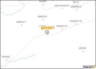 map of Barany