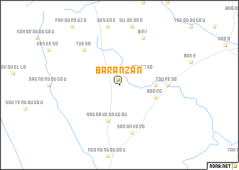 map of Baranzan