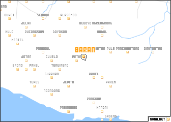 map of Baran