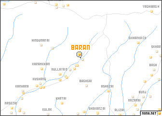 map of Bārān