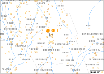 map of Bārān