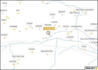 map of Bārān