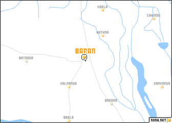 map of Bārān