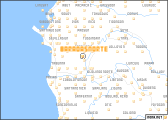 map of Baraoas Norte