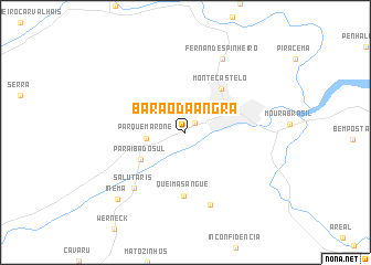 map of Barão da Angra