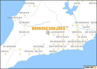 map of Barão de São João