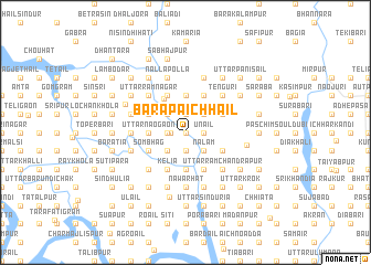 map of Bara Pāichhāil