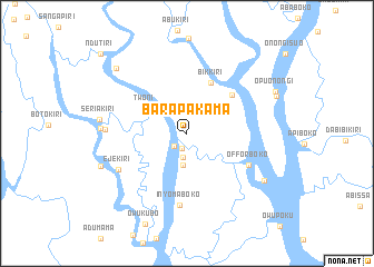 map of Barapakama