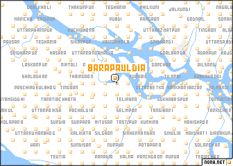 map of Bara Pauldia