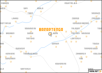 map of Baraptenga