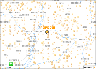 map of Barārai
