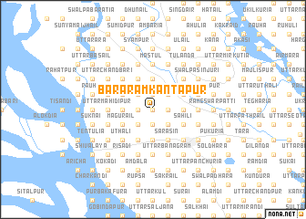 map of Bara Rāmkāntapur