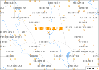 map of Bara Rasūlpur