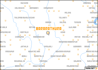 map of Bara Rāthura