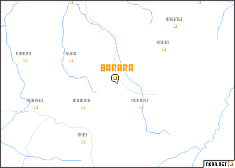 map of Barara