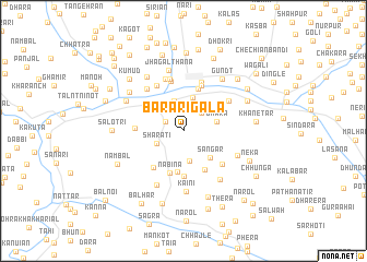 map of Barāri Gāla